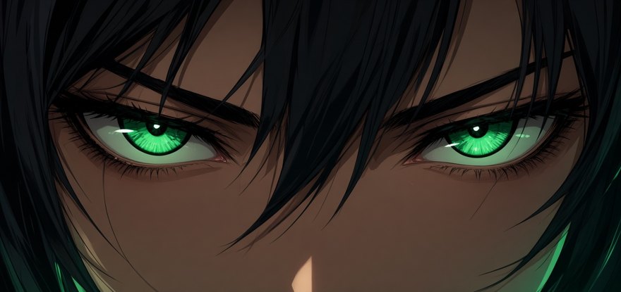 LaLa Woods green eyes