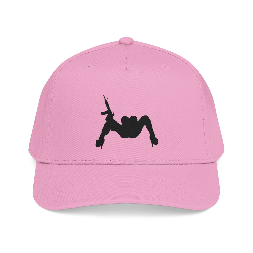 FRUMUNDA Women's Pink Cap (Black Logo)